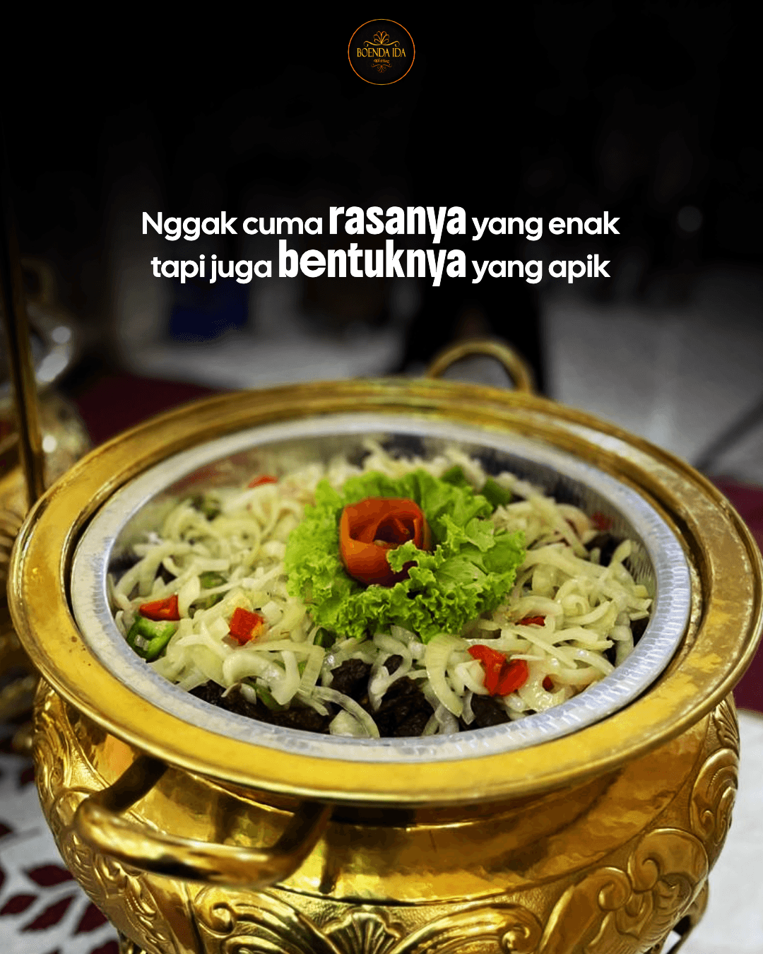 Sajian katering pernikahan
